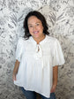 Heirloom Pintuck Blouse in Curvy