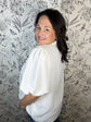 Heirloom Pintuck Blouse in Curvy
