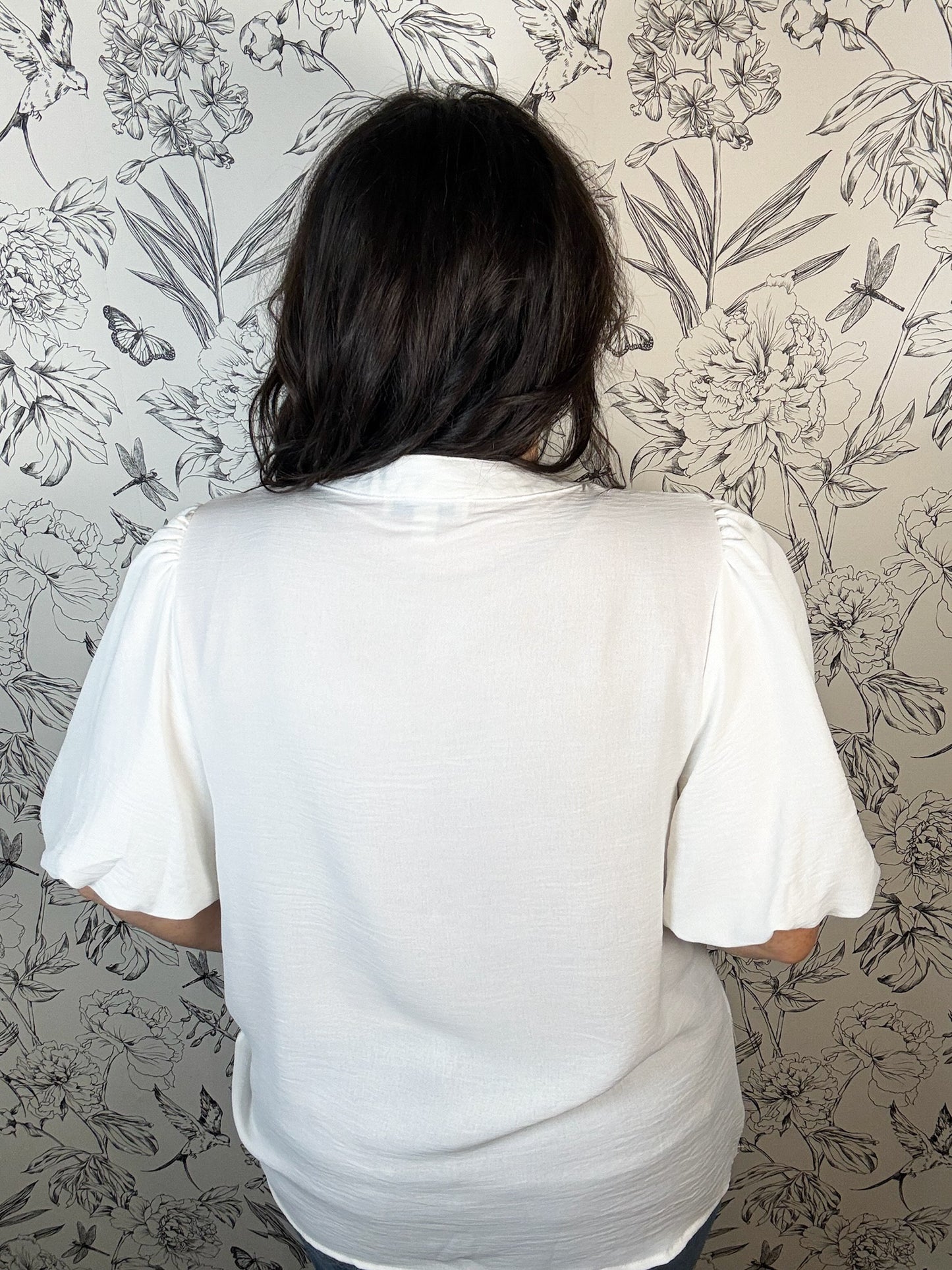 Heirloom Pintuck Blouse in Curvy