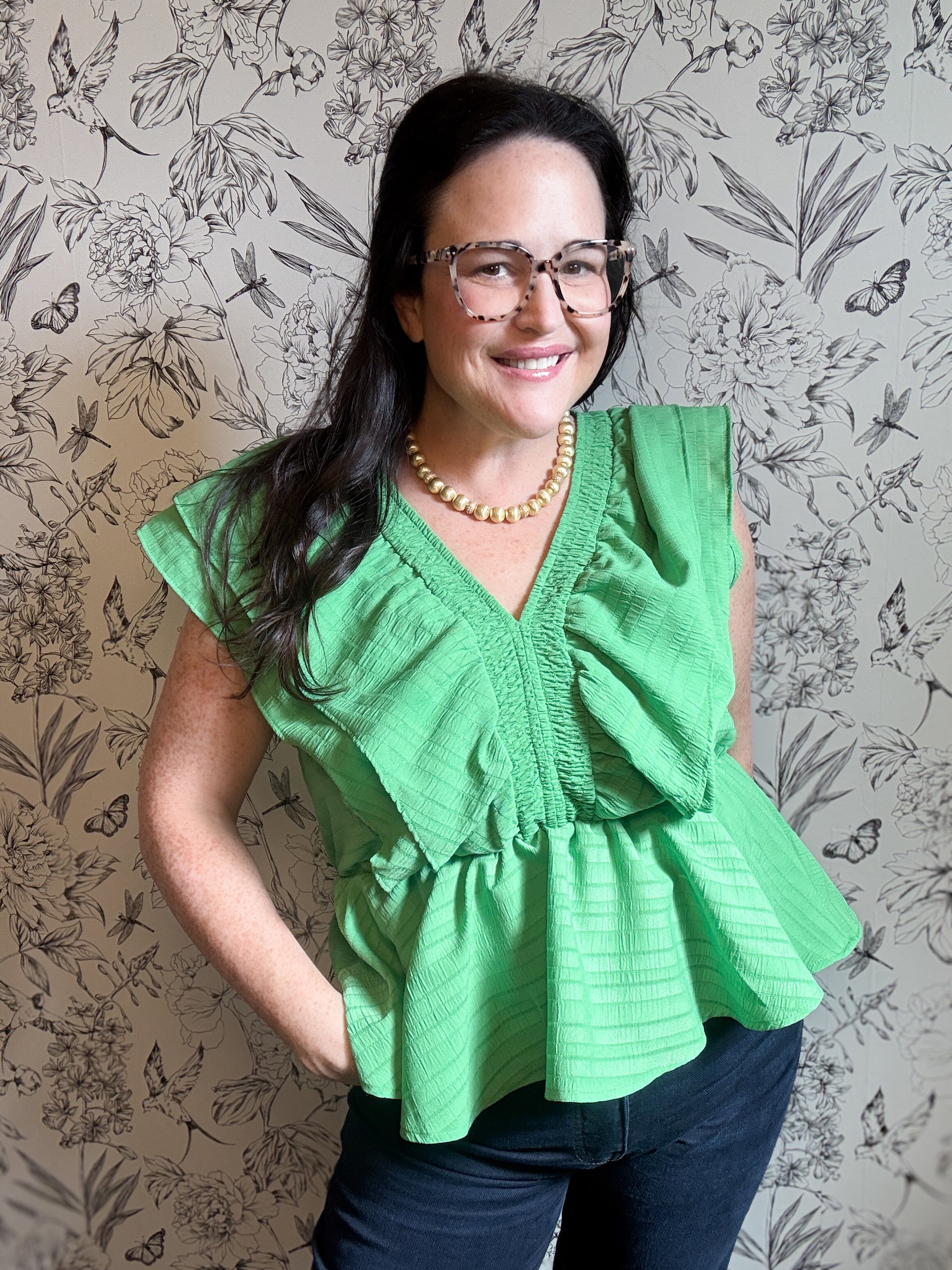 Grenada Flutter Top - Best & Co. Boutique