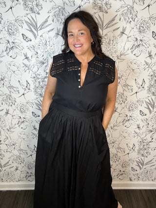 Midnight Train Maxi Skirt