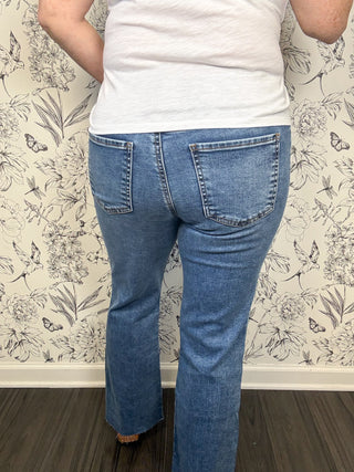 Kelsey Faux V-Welt Pockets