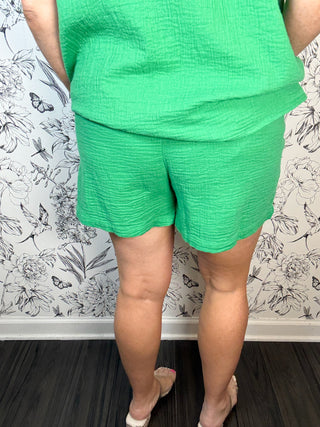 Clover Coast Breezy Gauze Shorts