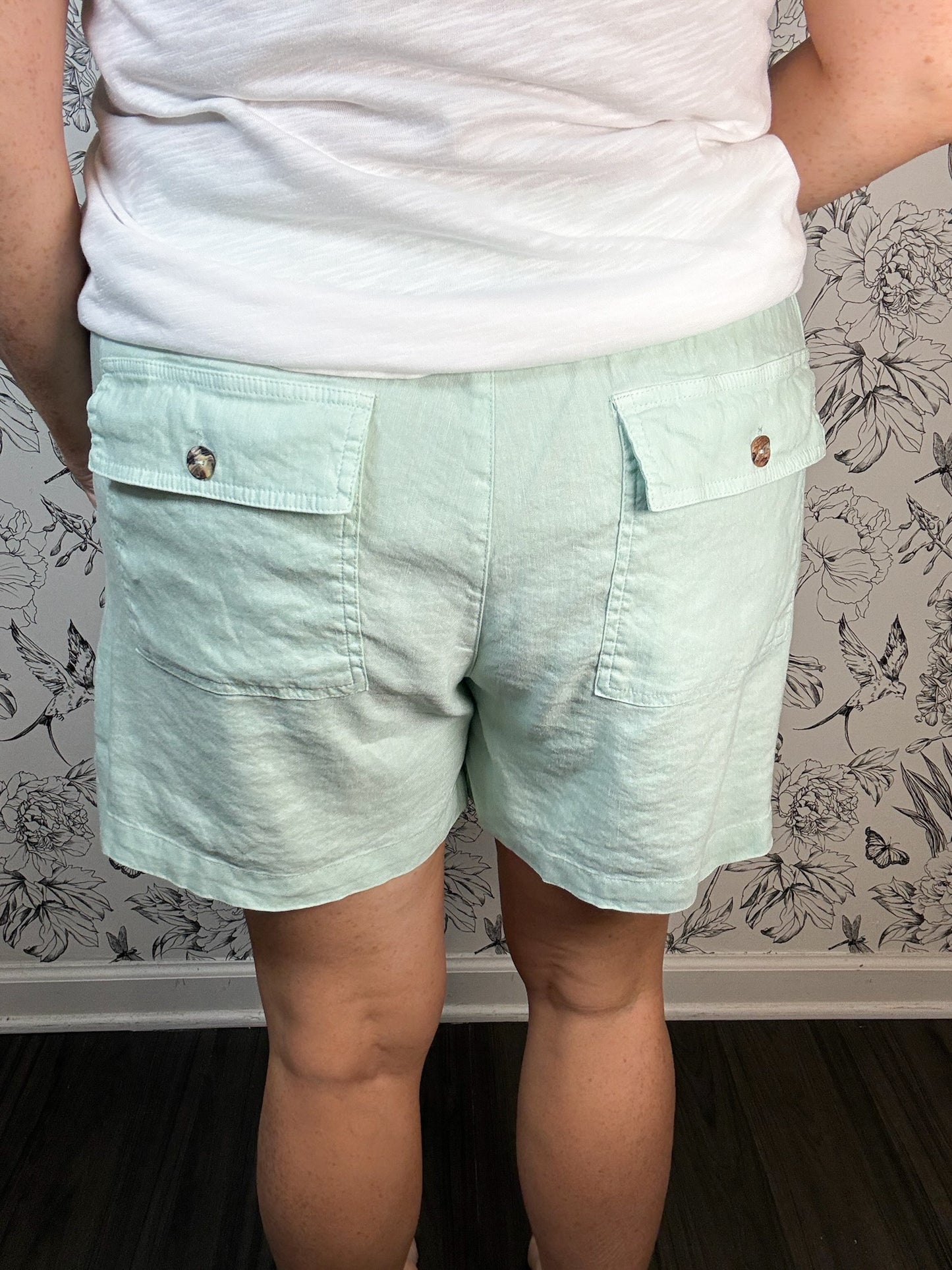 Katana Linen Short in Mint