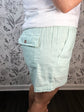 Katana Linen Short in Mint