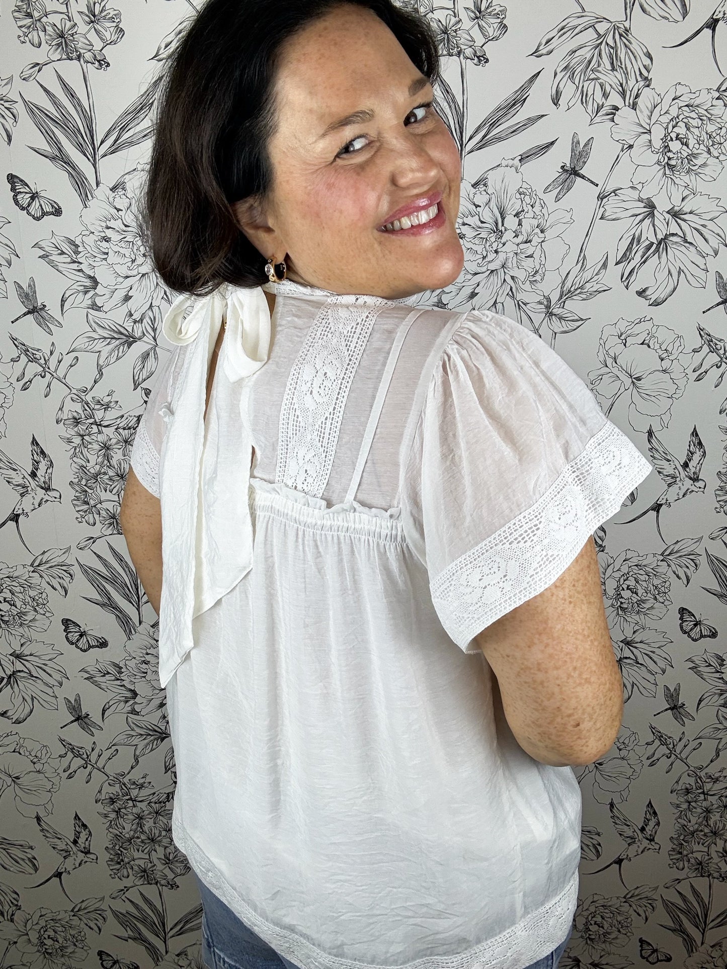 Keepsake Lace Babydoll Blouse