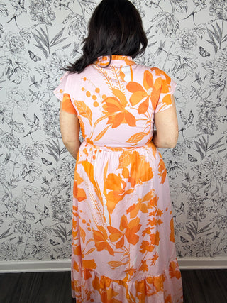 Lenora Floral Midi Dress
