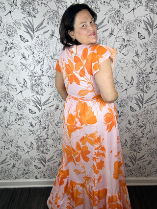 Lenora Floral Midi Dress