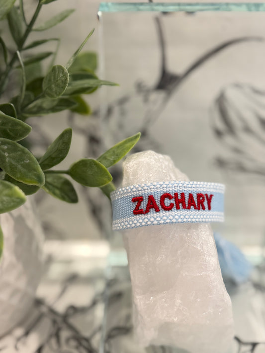 Zachary Canvas Tassel Bracelet