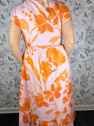 Lenora Floral Midi Dress