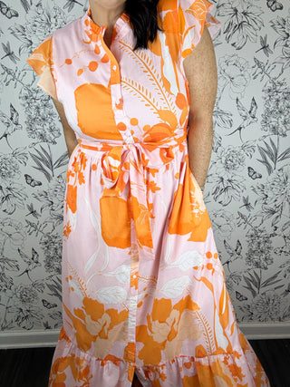 Lenora Floral Midi Dress