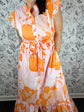 Lenora Floral Midi Dress