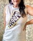 The Haleigh Sequin Tiger Tank - Best & Co. Boutique