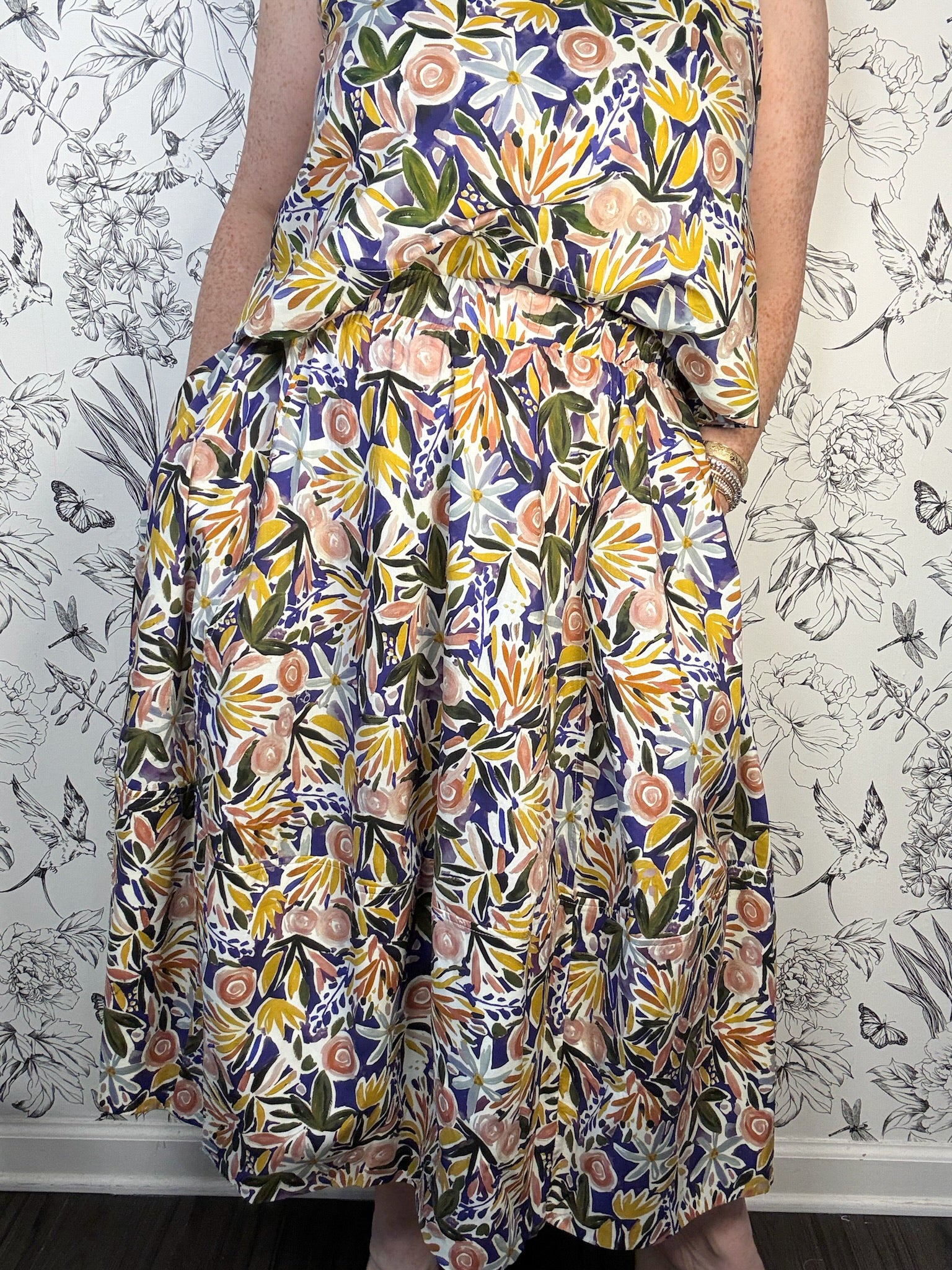 floral full circle skirt PINCH