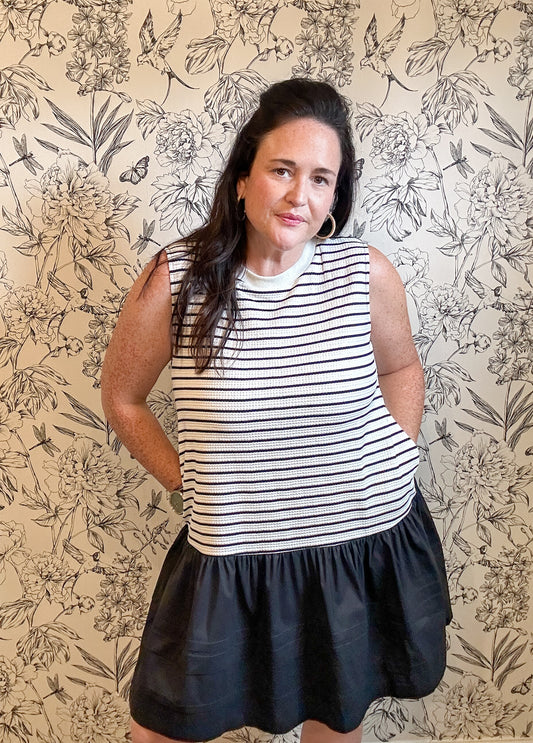 The Myrtle Stripe Knit Dress - Best & Co. Boutique