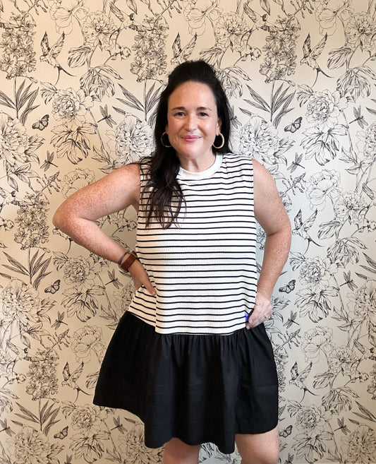 The Myrtle Stripe Knit Dress - Best & Co. Boutique