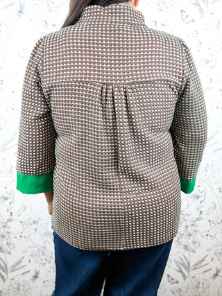 Greenline Retro Knit Blouse