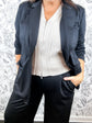 Executive Jersey Blazer | Black