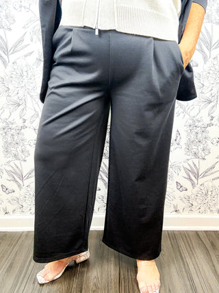 Executive Jersey Trouser | Black