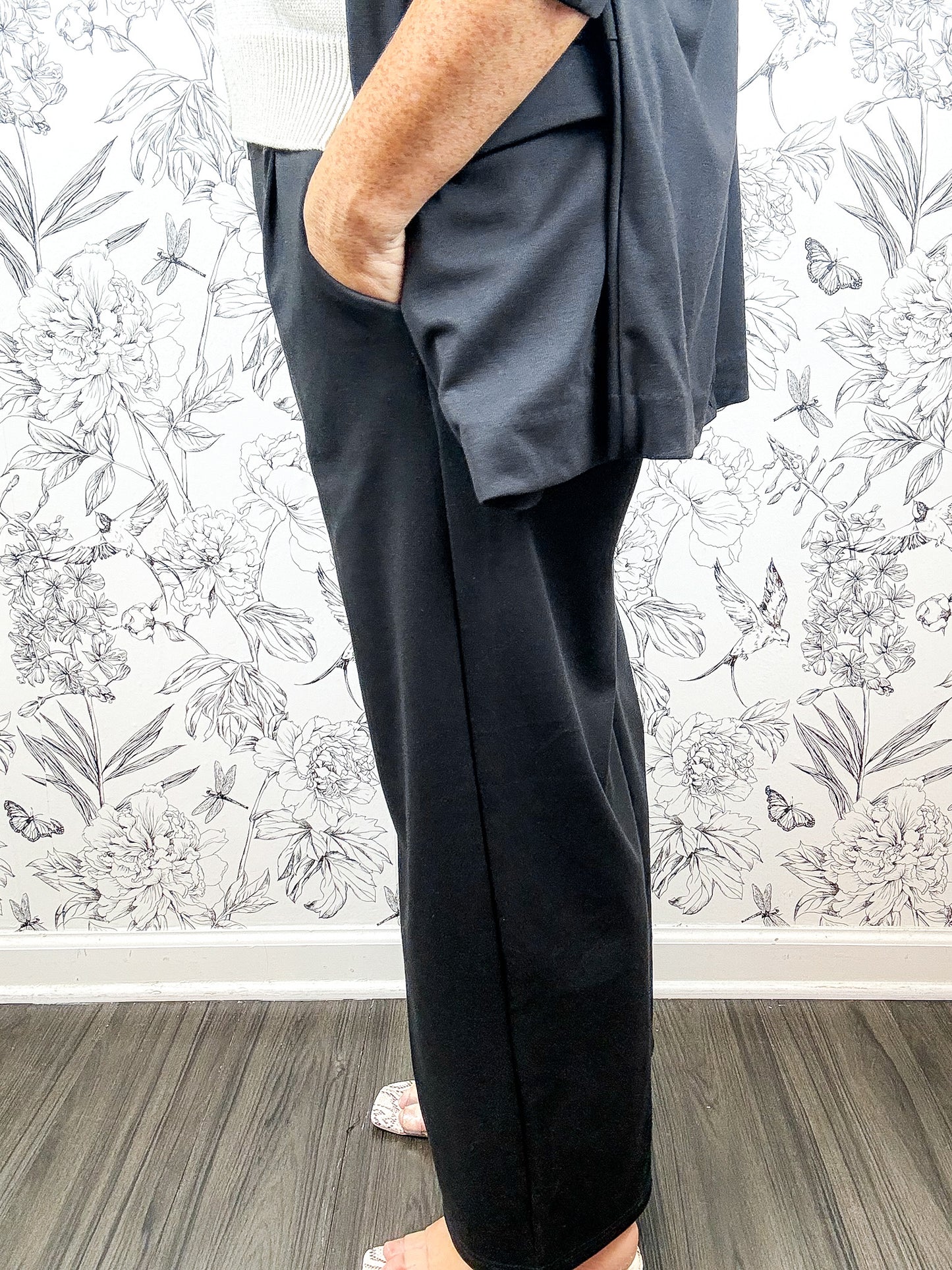 Executive Jersey Trouser | Black