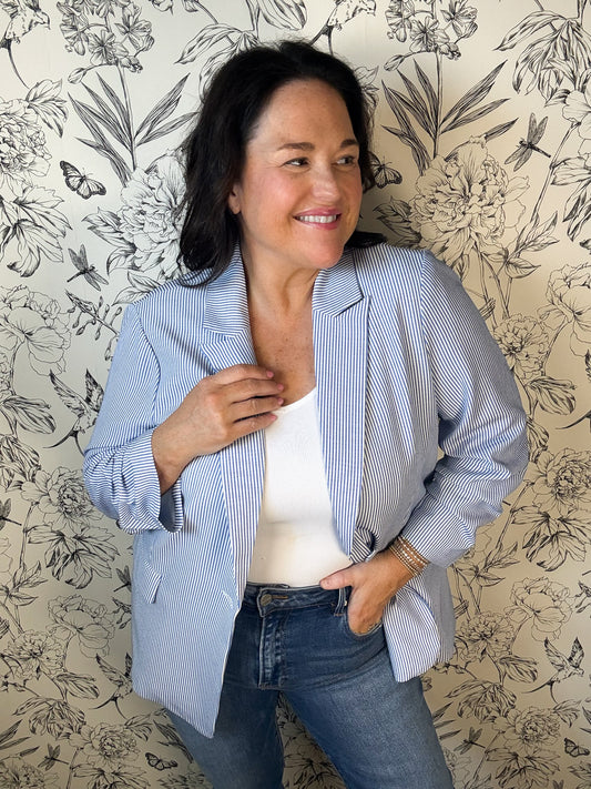 Sunday Best Seersucker Blazer