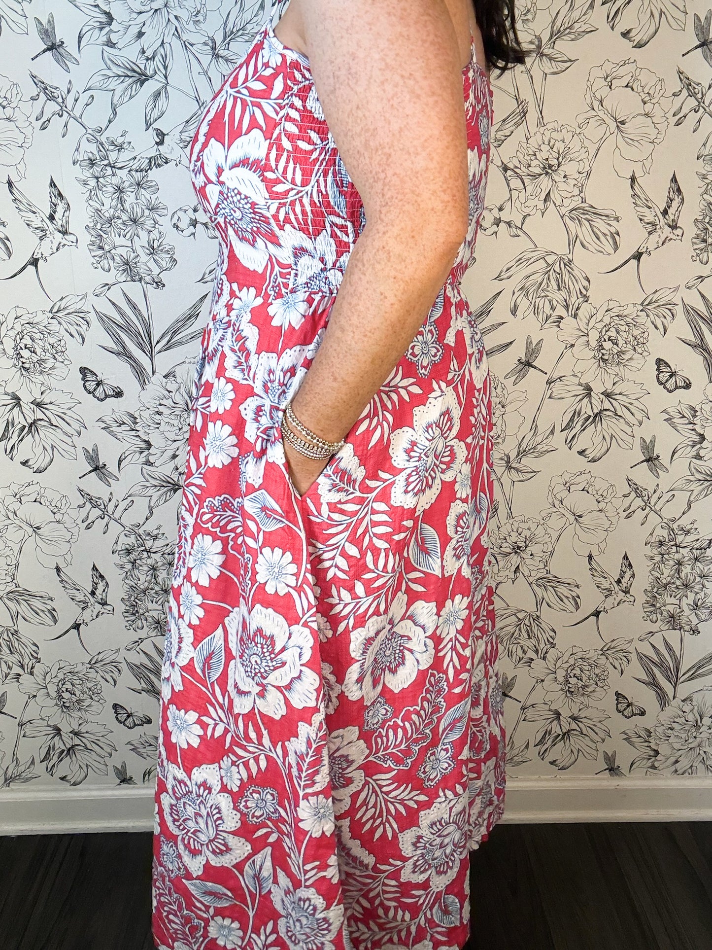 Tea House Chinoise Floral Dress