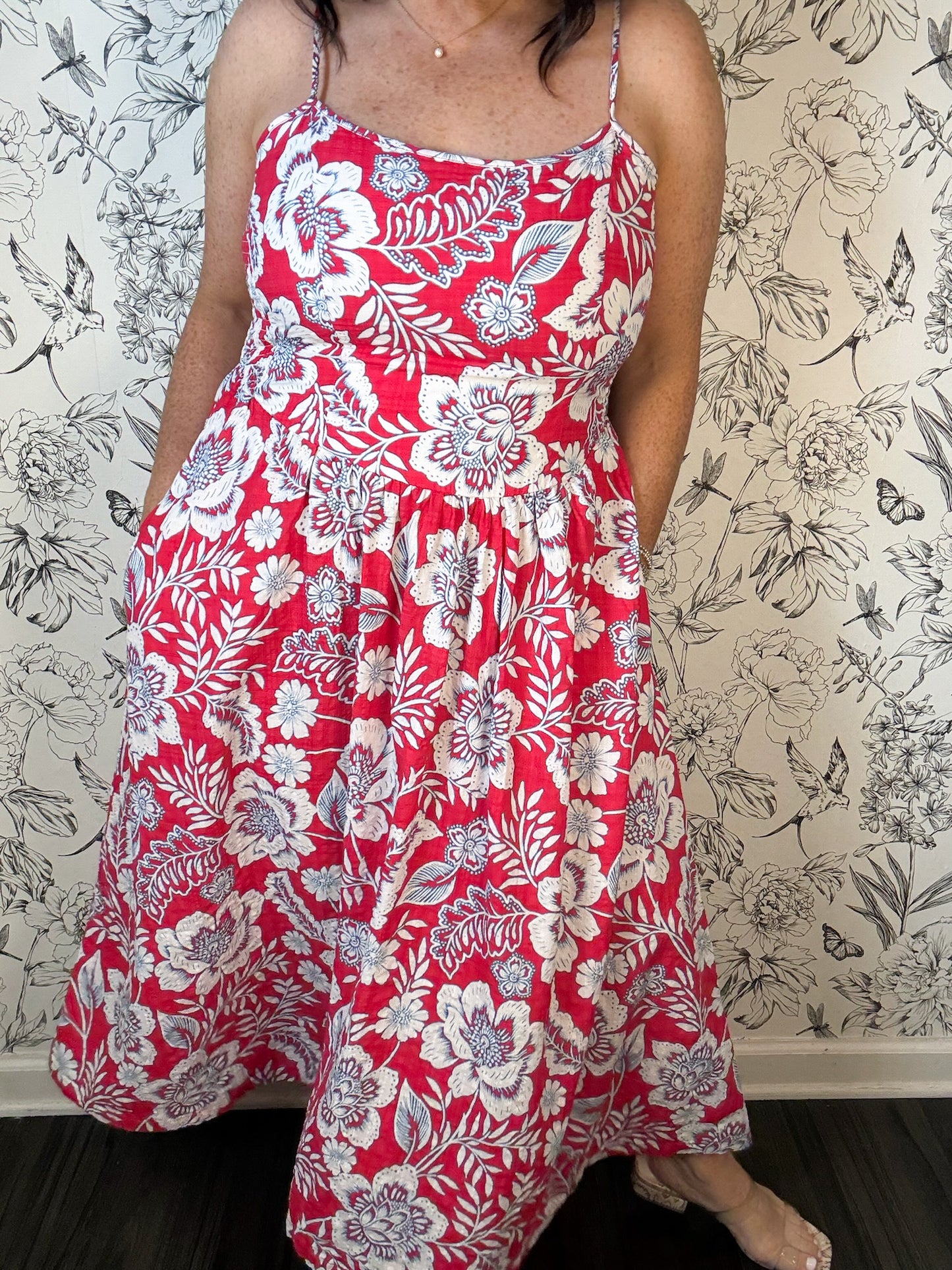 Tea House Chinoise Floral Dress