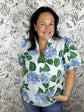 Mira Hydrangea Blouse
