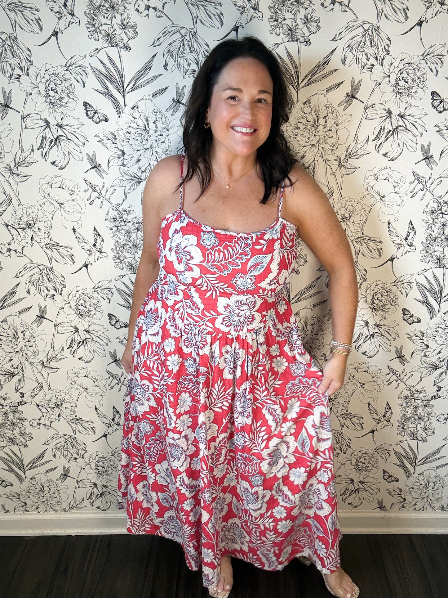 Tea House Chinoise Floral Dress