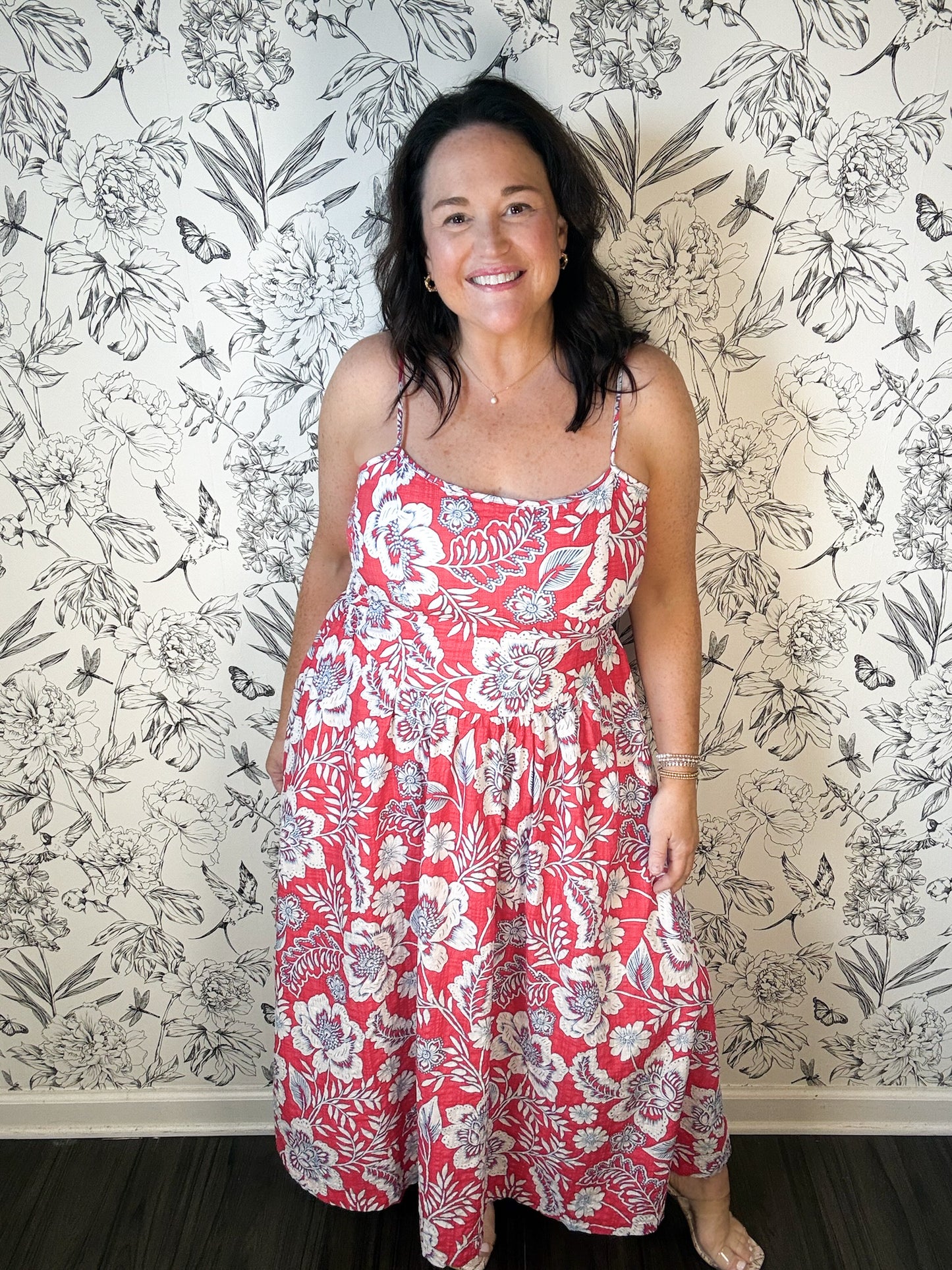 Tea House Chinoise Floral Dress