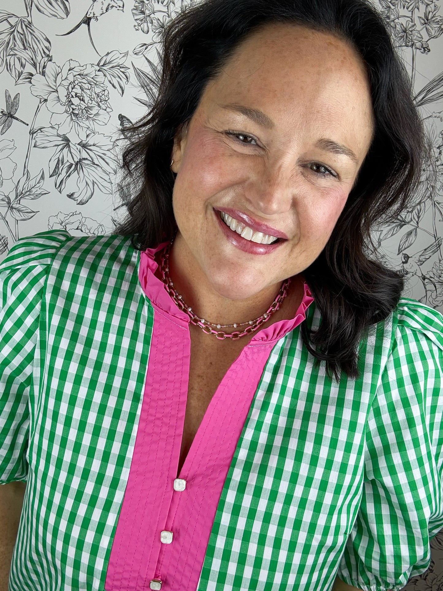 Sweet Clover Gingham Blouse