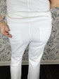 Kelsey Ankle Flare | White Twill