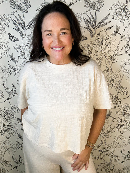 Z SUPPLY Sway Tee Slub in Cream