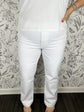 white twill kelsey with sailor buttons KUT FROM THE KLOTH