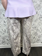 Snake Print Barrel Pant