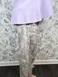 Snake Print Barrel Pant