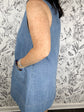 Saddle Up Horsebit Denim Mini Dress