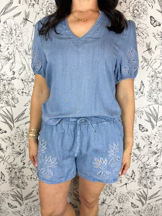 Bluebell Breeze Tencel Blouse