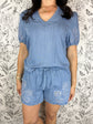 Bluebell Breeze Tencel Blouse