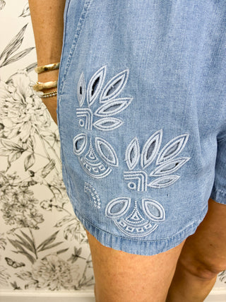 Bluebell Breeze Tencel Shorts