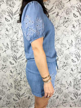 Bluebell Breeze Tencel Shorts
