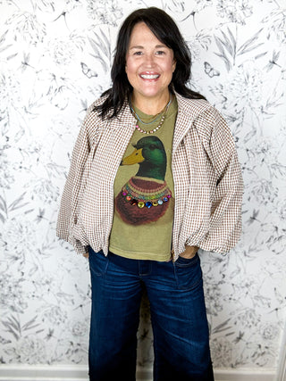 Mallard Social Tee | Army