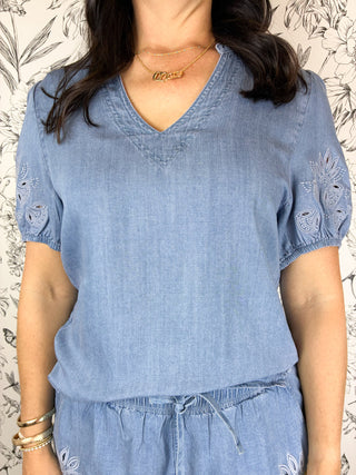 Bluebell Breeze Tencel Blouse