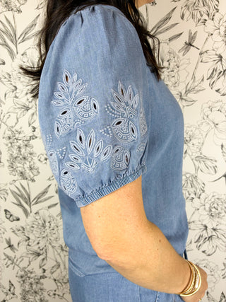 Bluebell Breeze Tencel Blouse