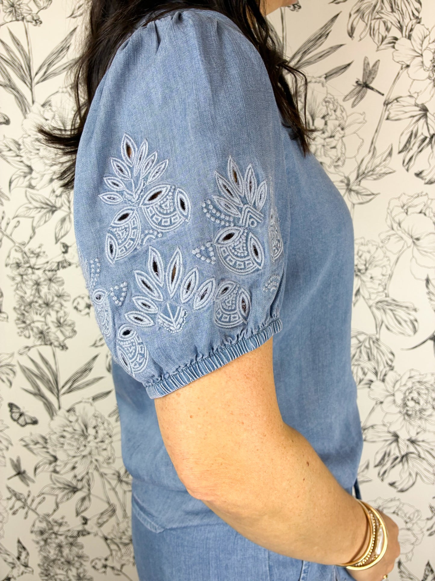 Bluebell Breeze Tencel Blouse