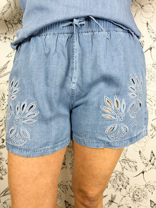 Bluebell Breeze Tencel Shorts