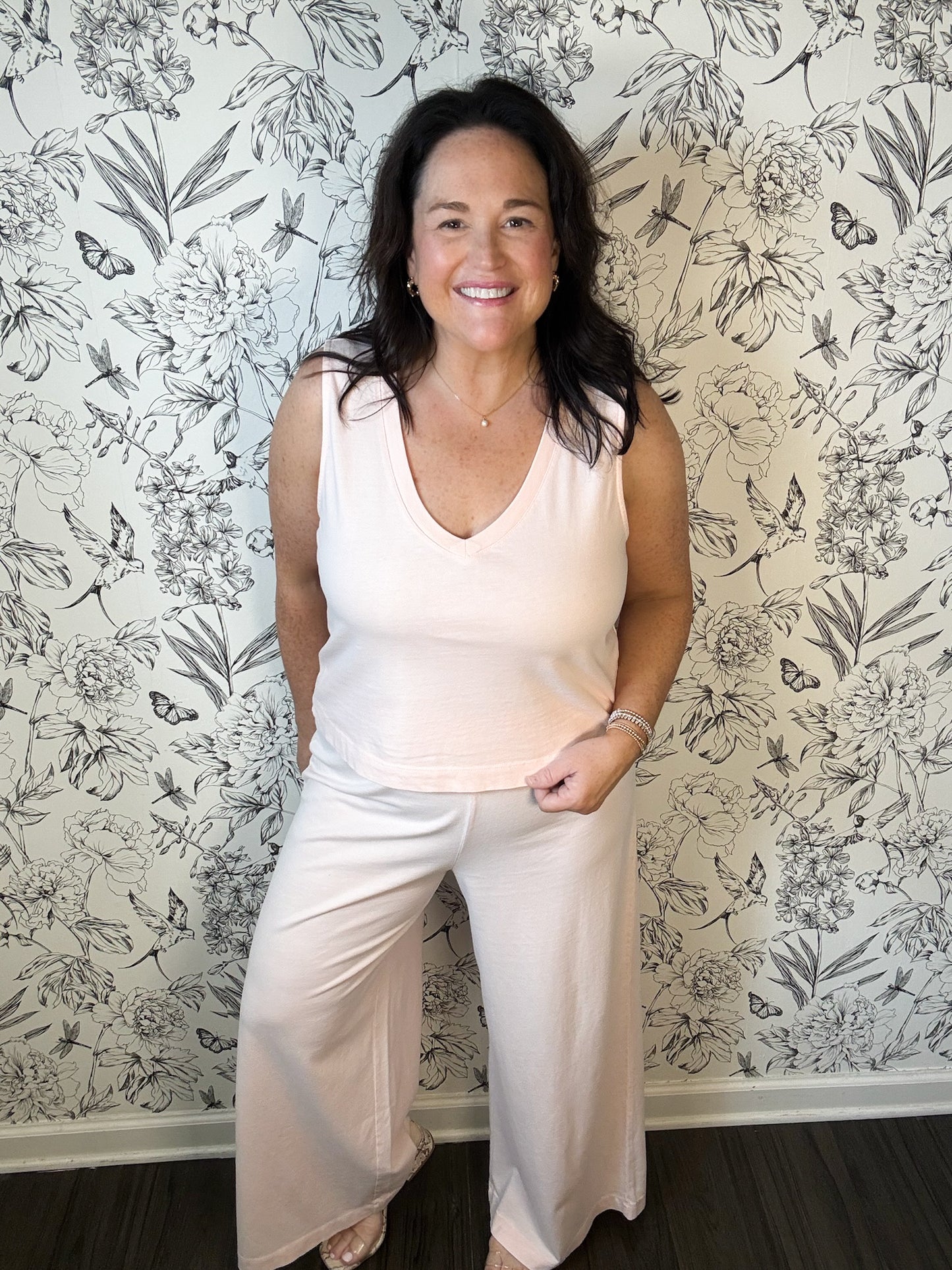 Sloane V-Neck Jersey | Bellini