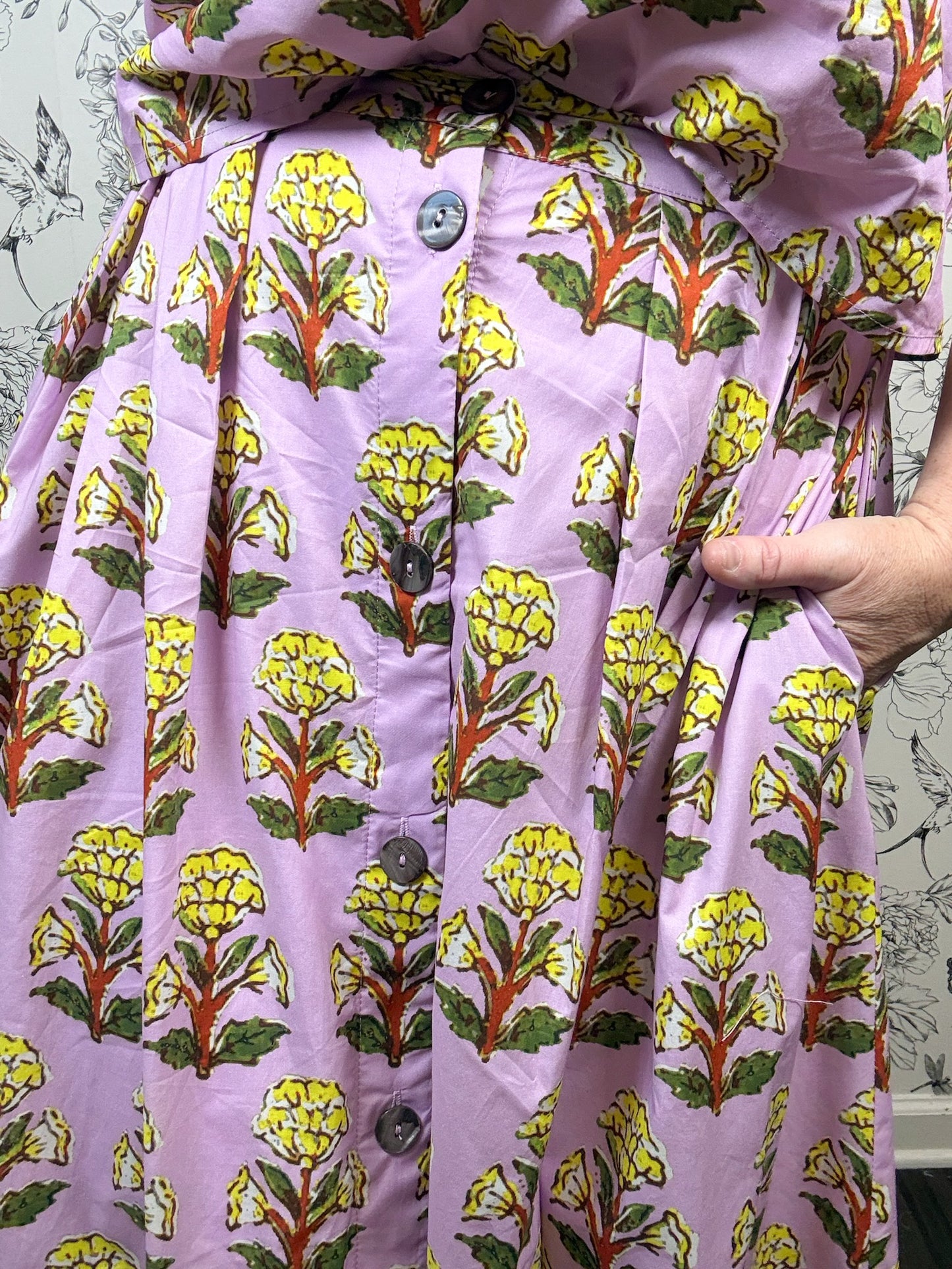 Honey & Lavender Midi Skirt