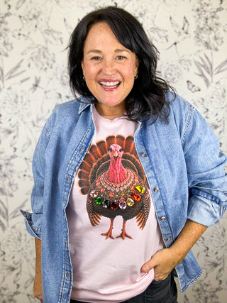 Talk Turkey to Me Tee | Pink