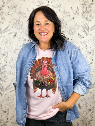 Talk Turkey to Me Tee | Pink